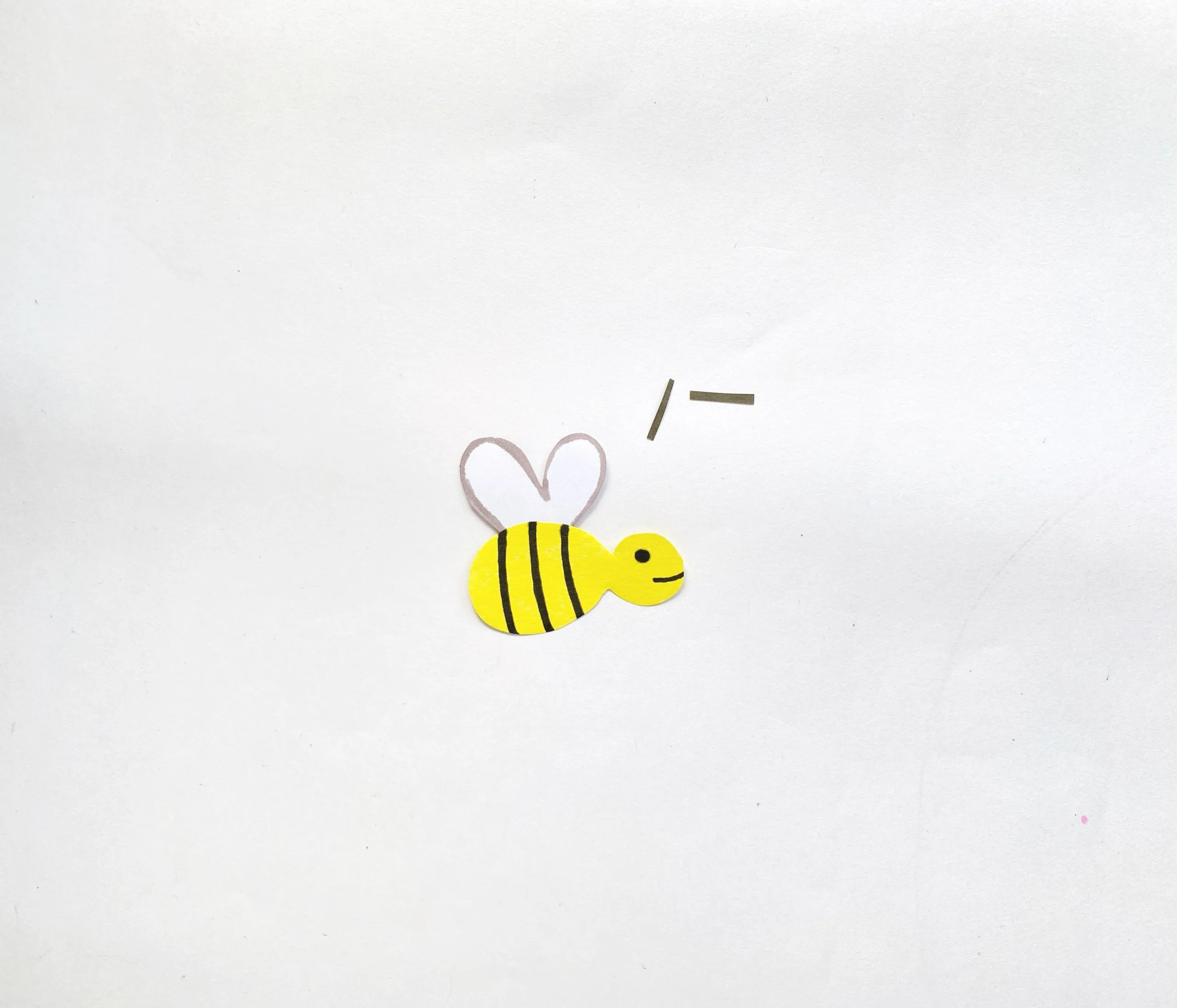 how to make a paper bee craft
