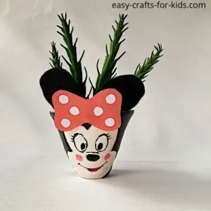 minnie clay pot craft