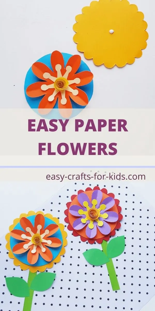 Paper Flower Craft for Kids