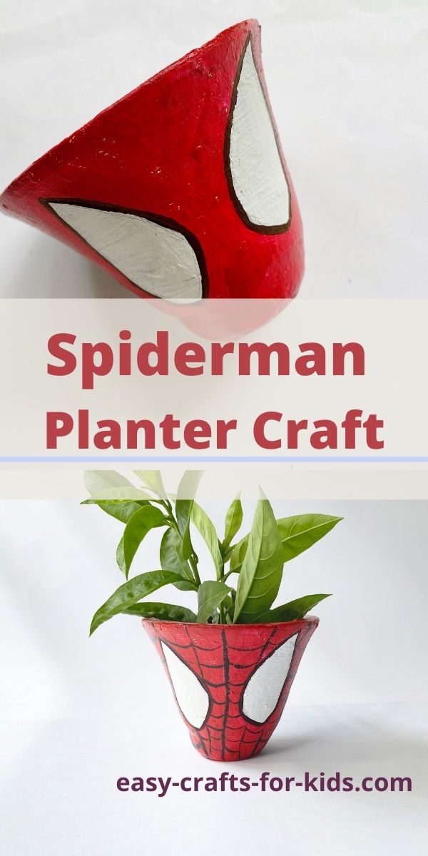 Spiderman Planter Craft