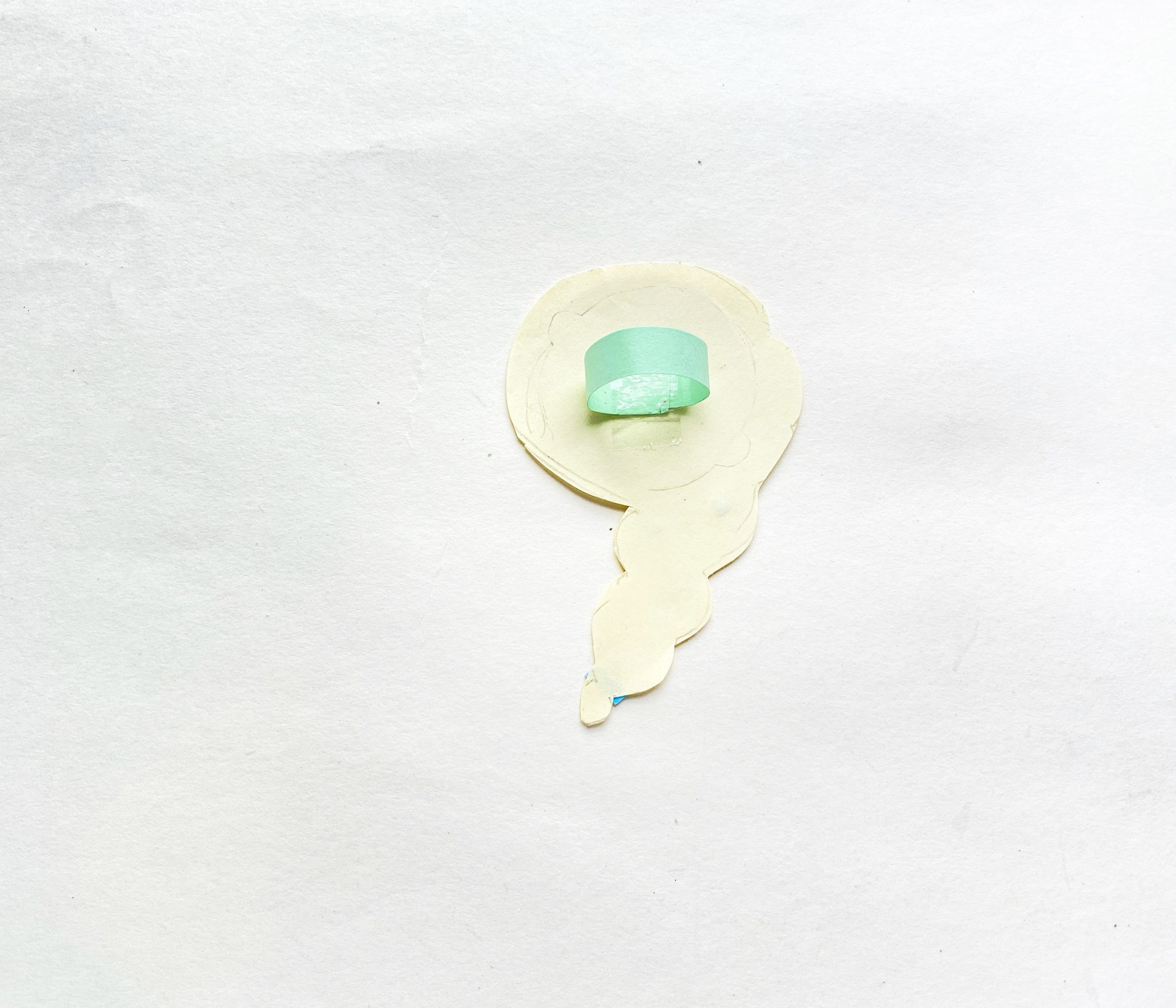 elsa paper ring craft