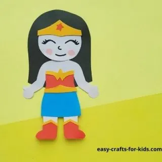 wonder woman crafts for kids
