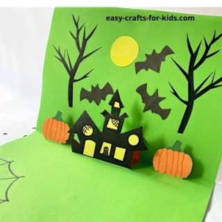 3d pop up card for Halloween