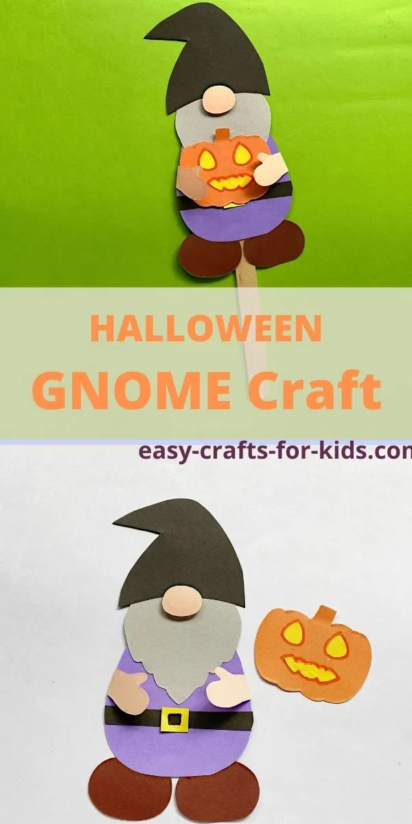 Halloween Gnome Craft for Kids