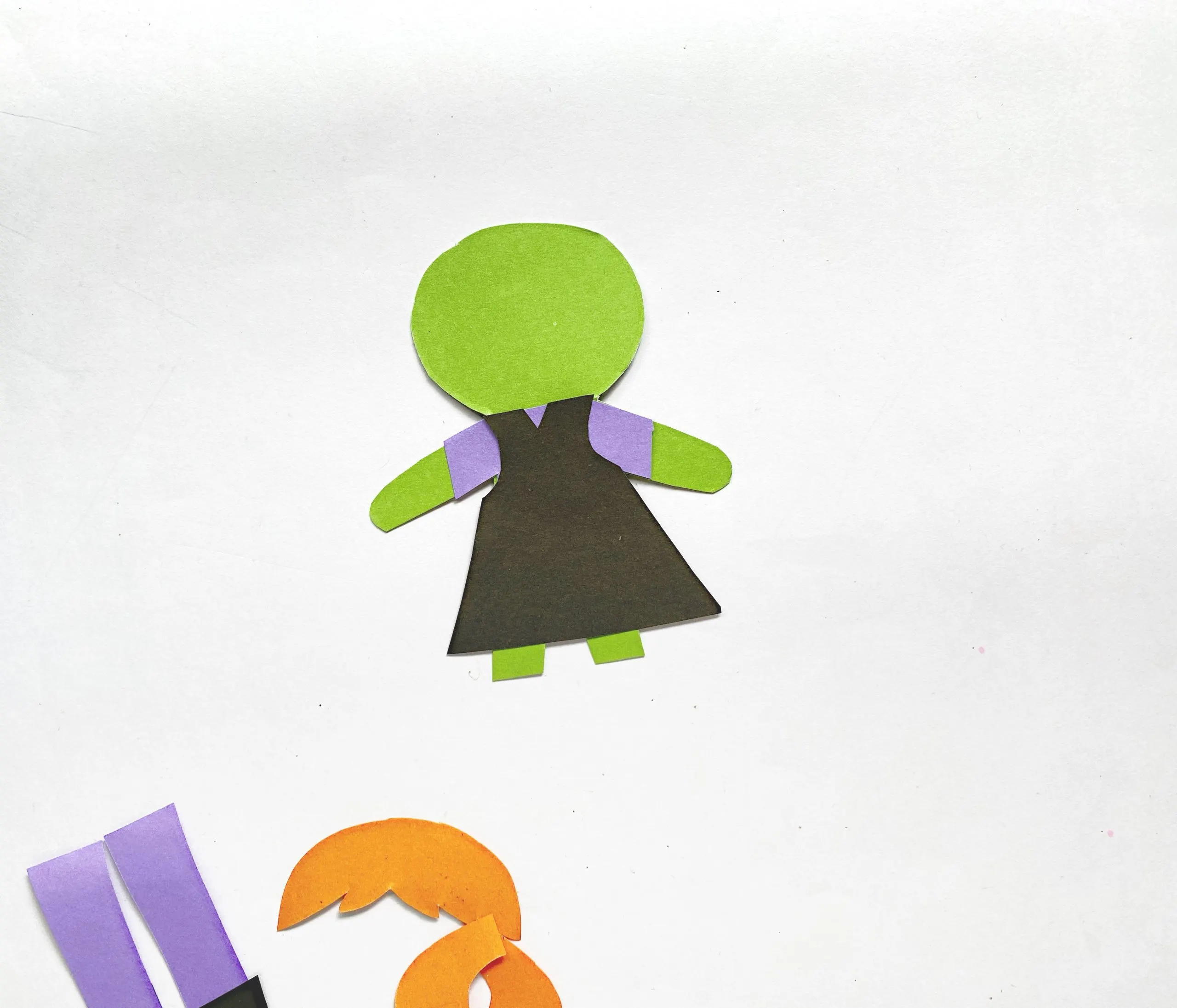how to make a paper witch