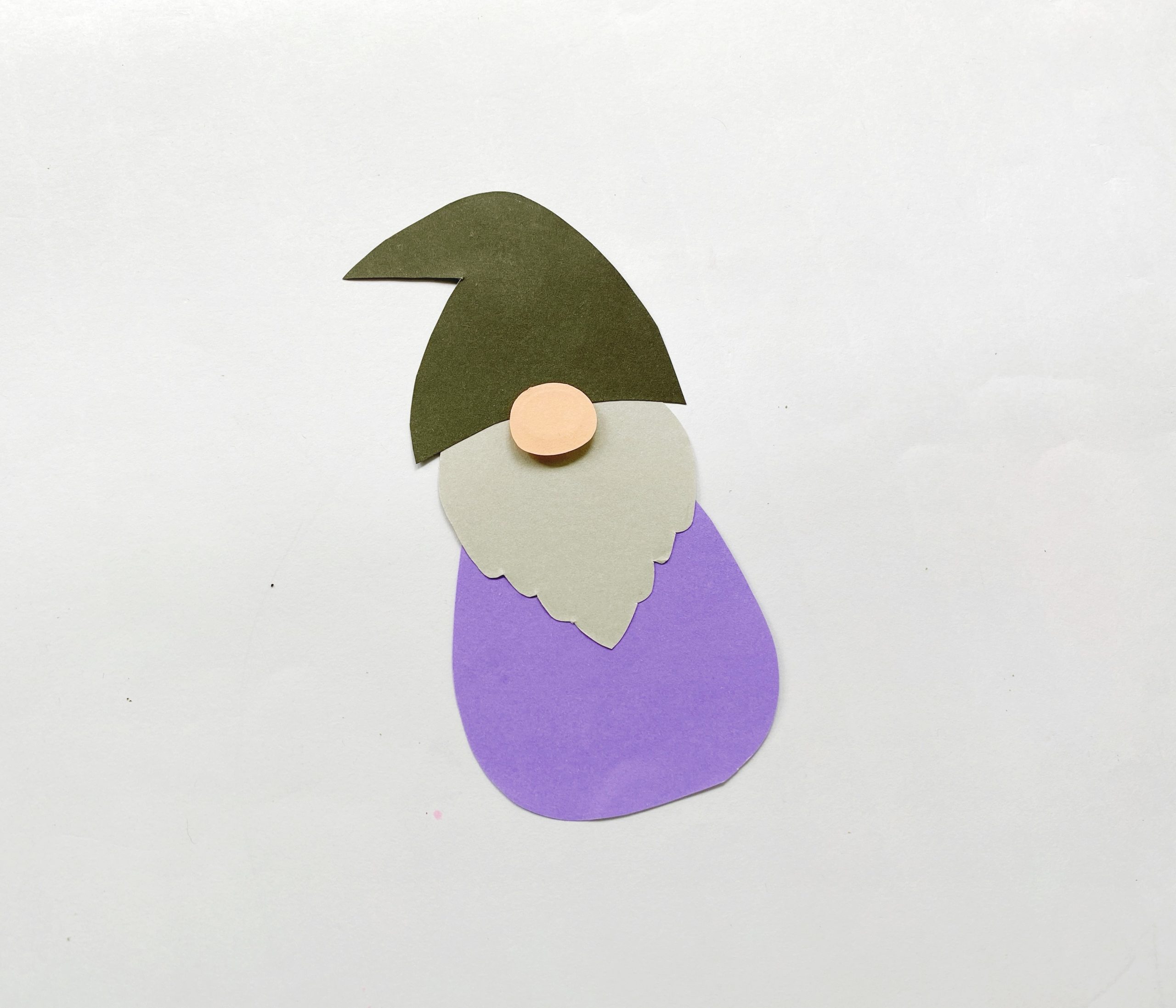 paper gnome for Halloween