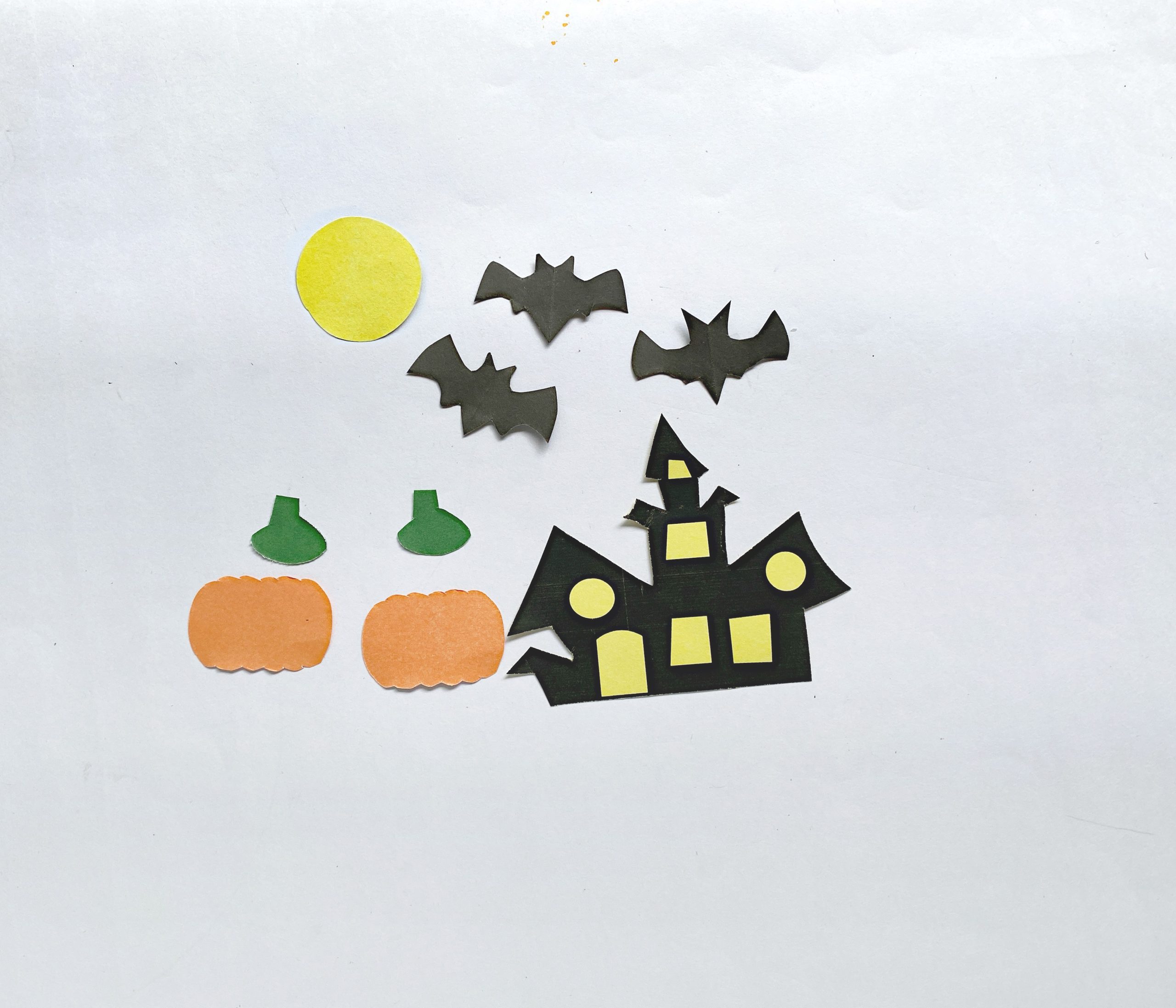 3d halloween pop up card supplies