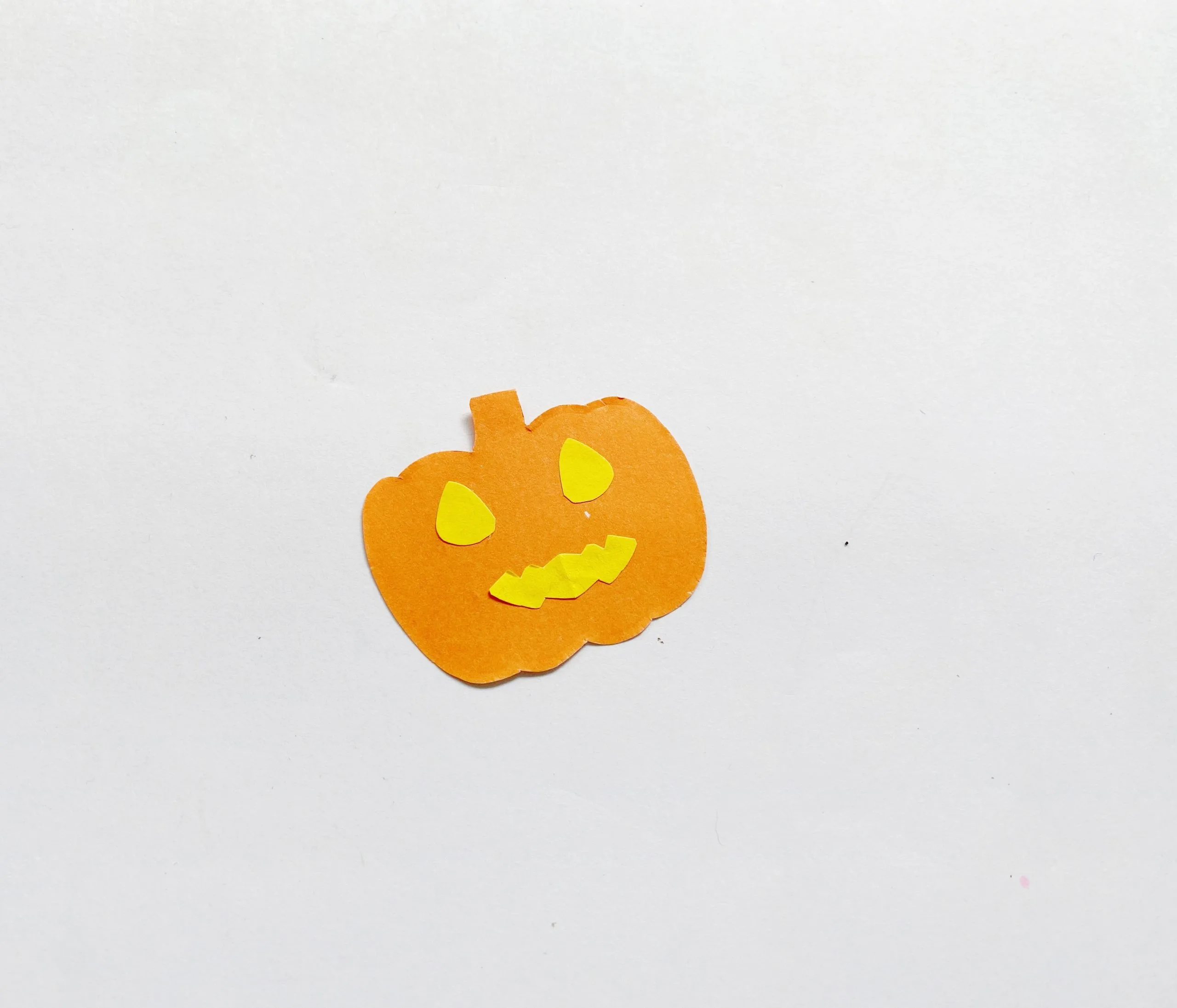 easy paper Jack O Lantern