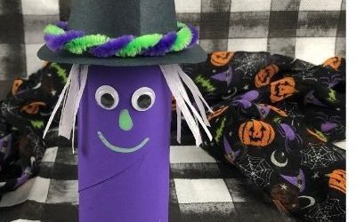 witch craft with toilet paper roll