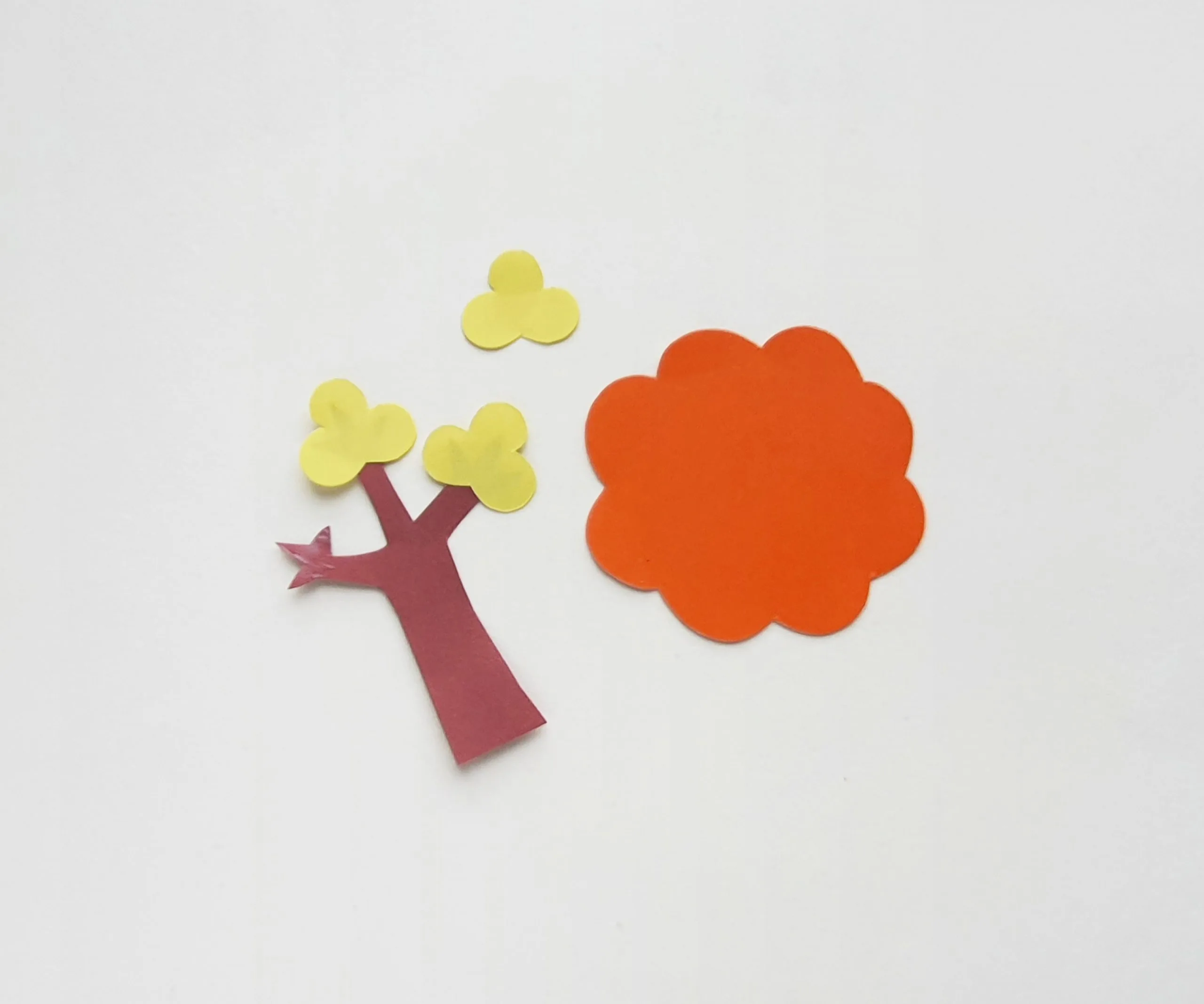 how to make a paper Fall tree