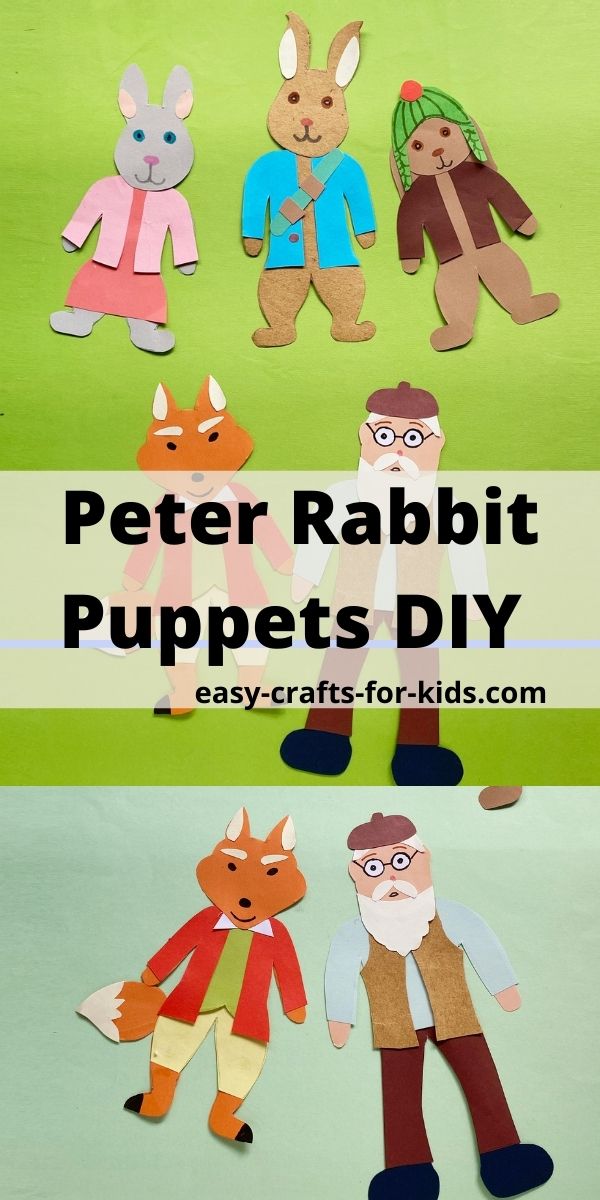 How to Make Peter Rabbit Puppets for Kids