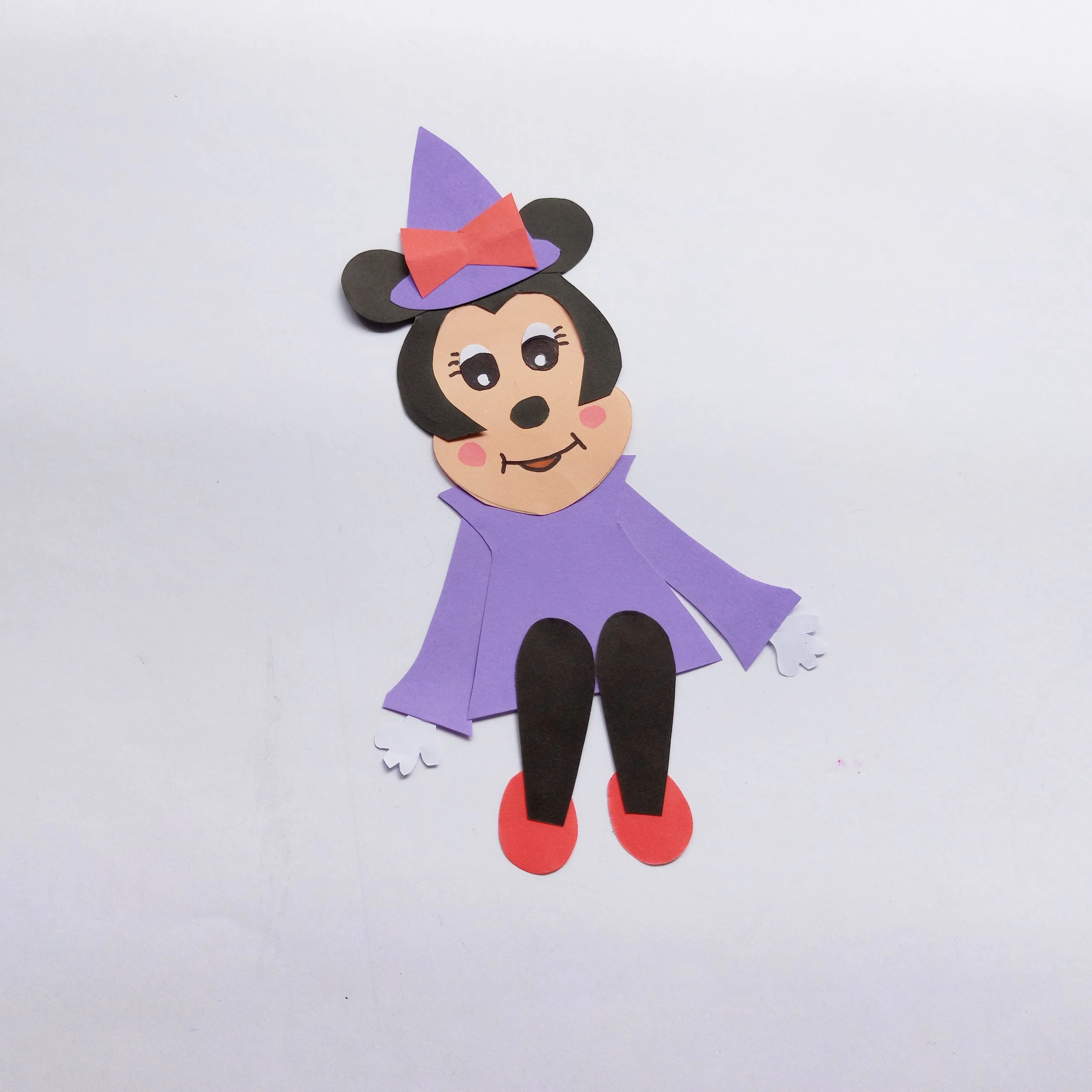 halloween minnie mouse witch craft process