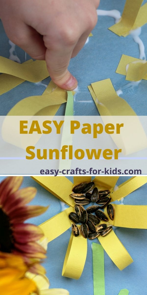 Sunflower Paper Craft for Preschool