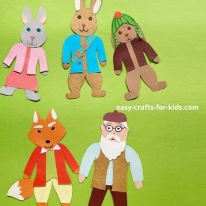easy peter rabbit and friends puppets