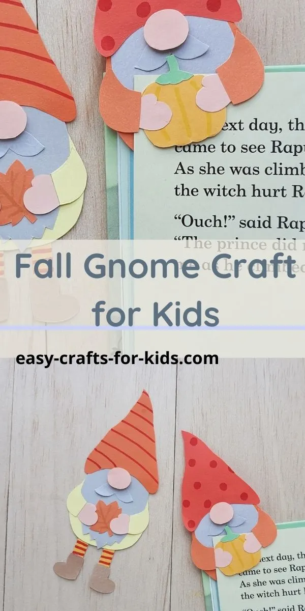 Fall Gnome Craft with Paper