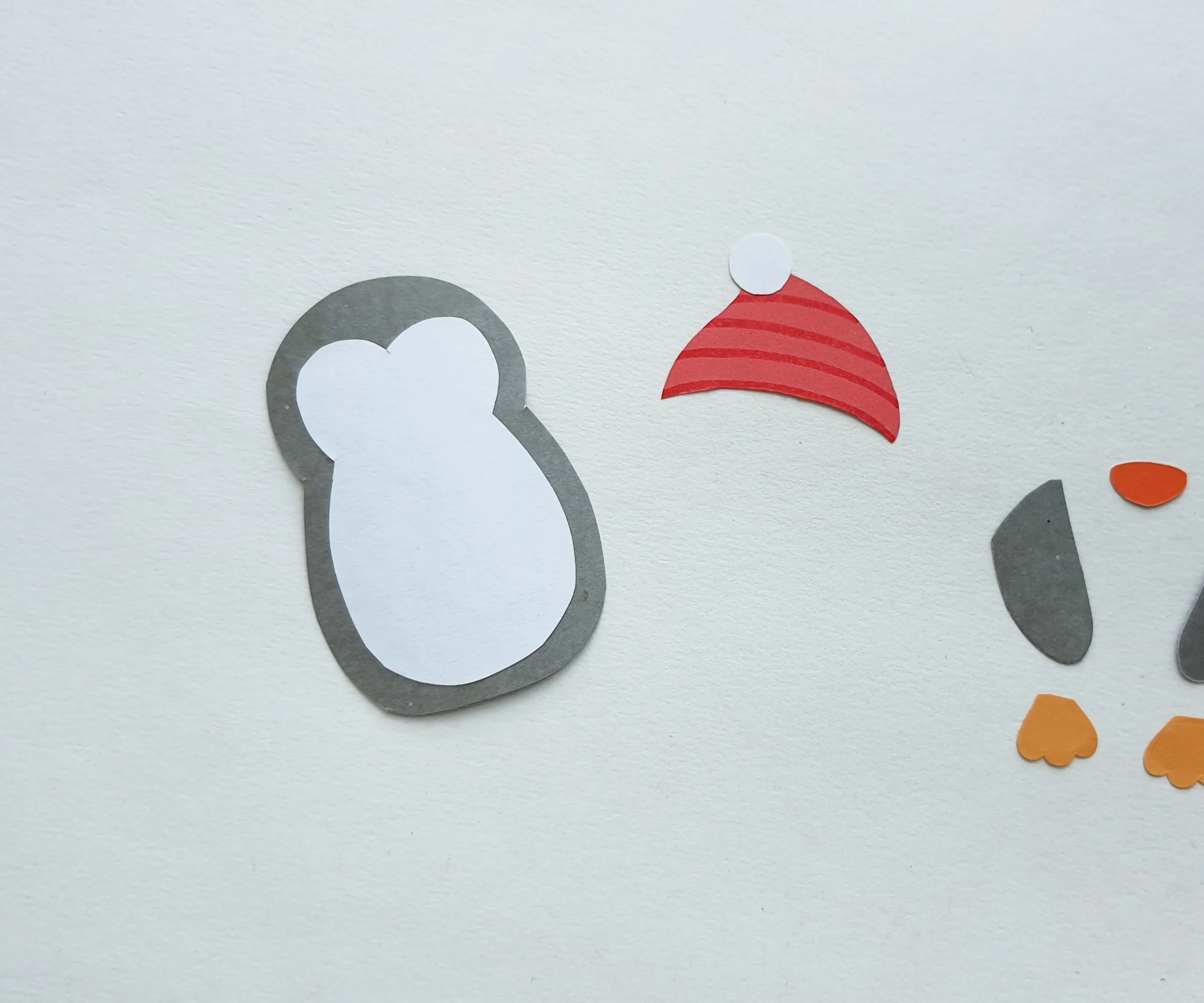 how to make a penguin bookmark
