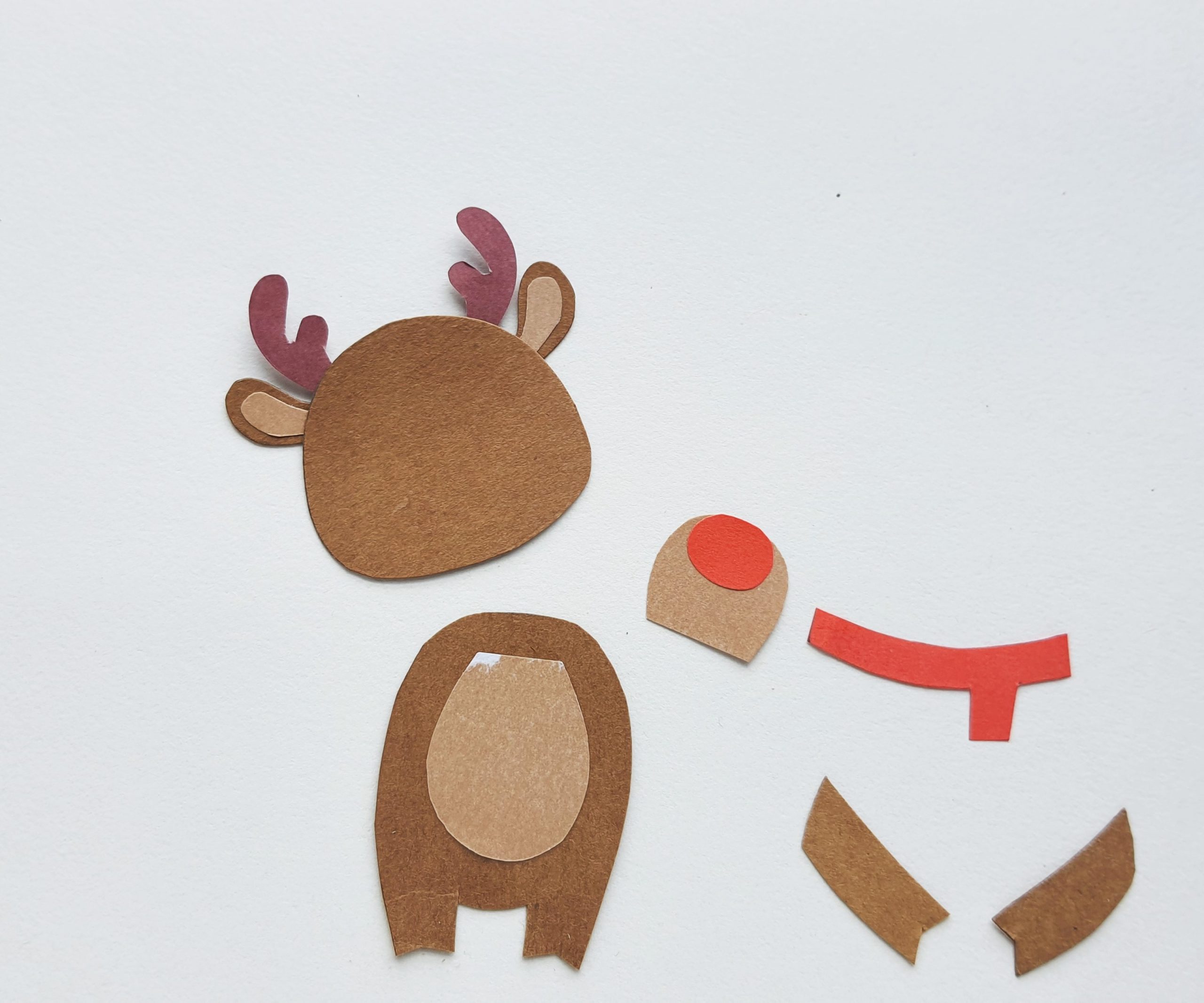 how to make a reindeer bookmark