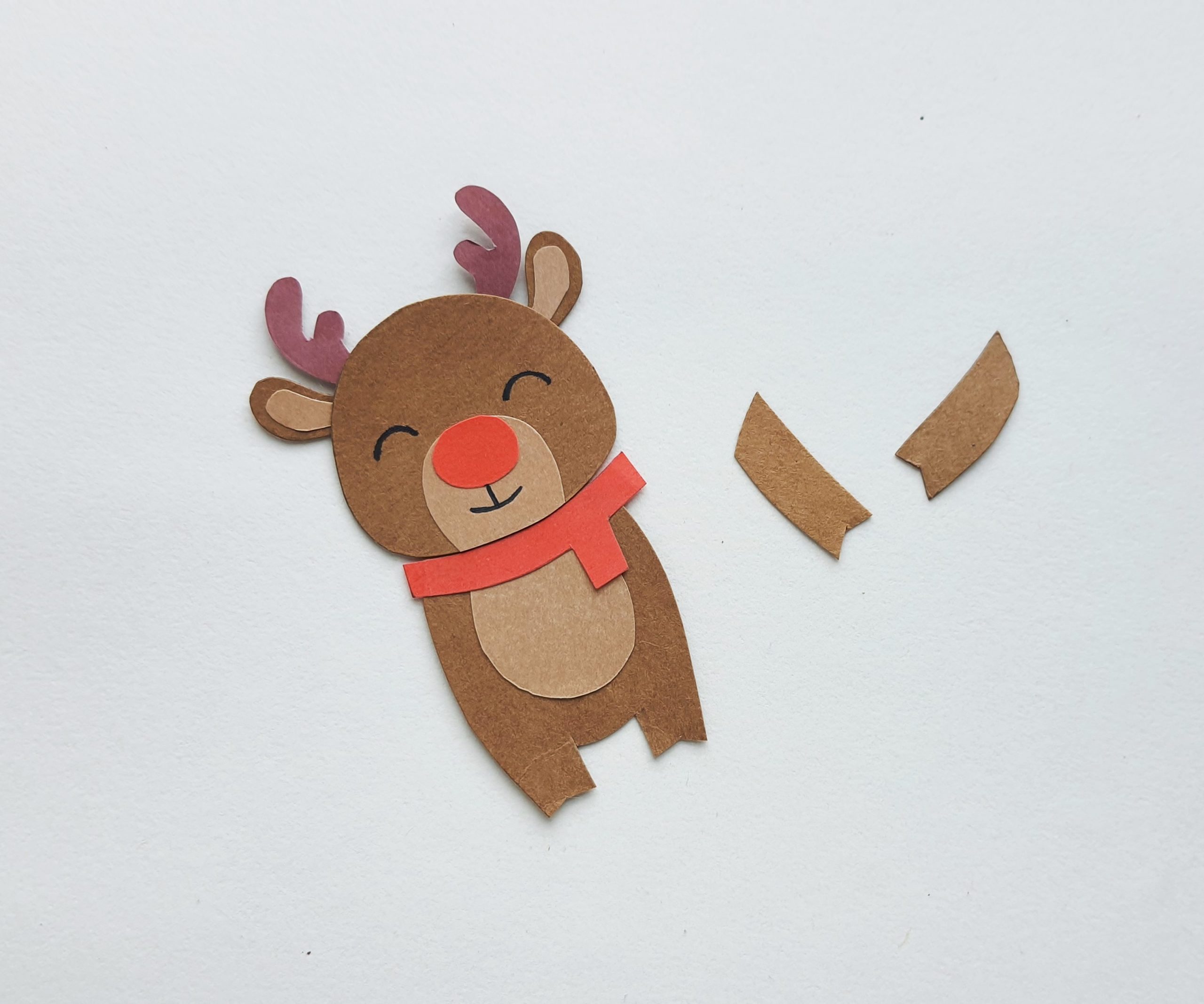 reindeer christmas bookmark craft for kids