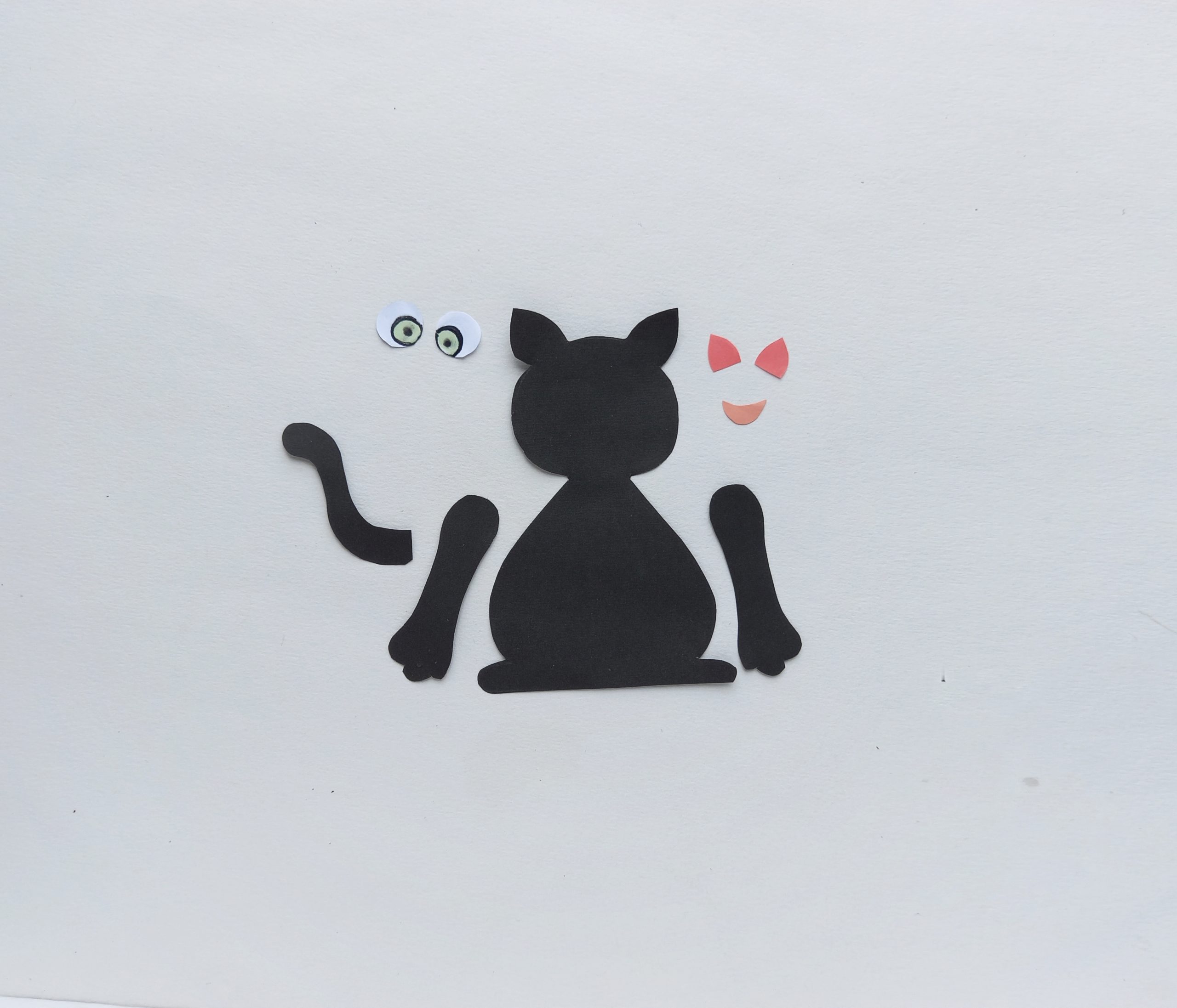 how to make a paper plate cat witch