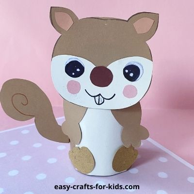 Toilet Paper Roll Squirrel Craft