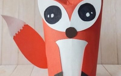easy red fox craft for kids