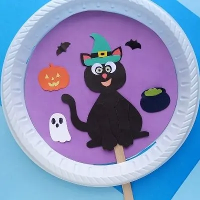 Paper Cat Witch Craft