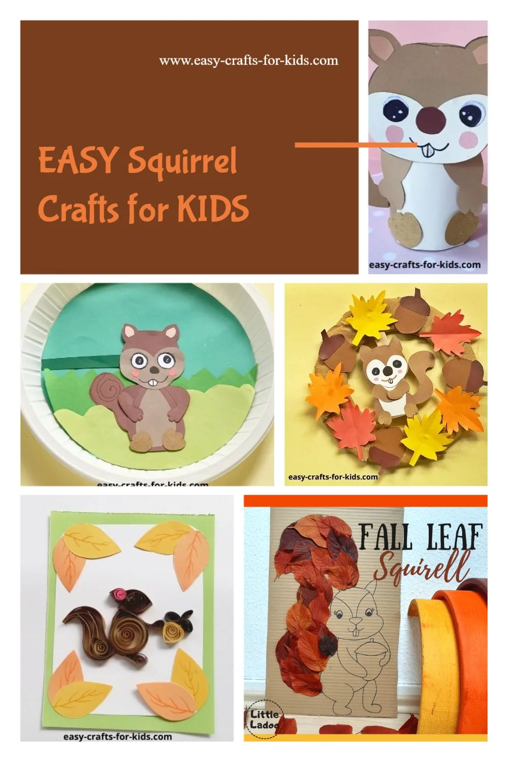 easy squirrel crafts for kids