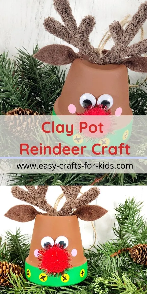 Clay Pot Reindeer Craft