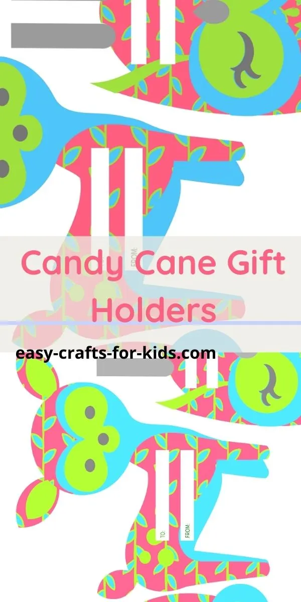 How to Make Candy Cane Gift Holders