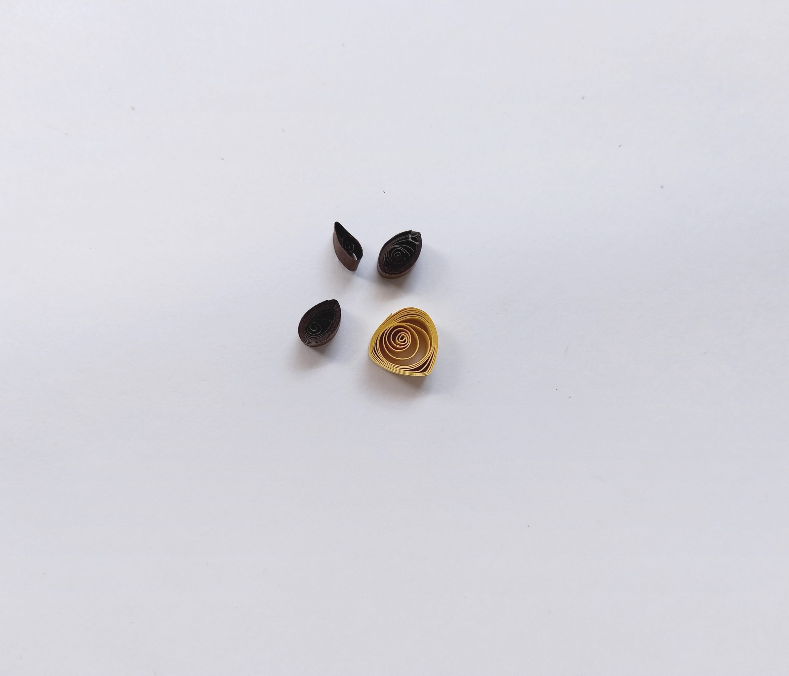quilled squirrel shapes