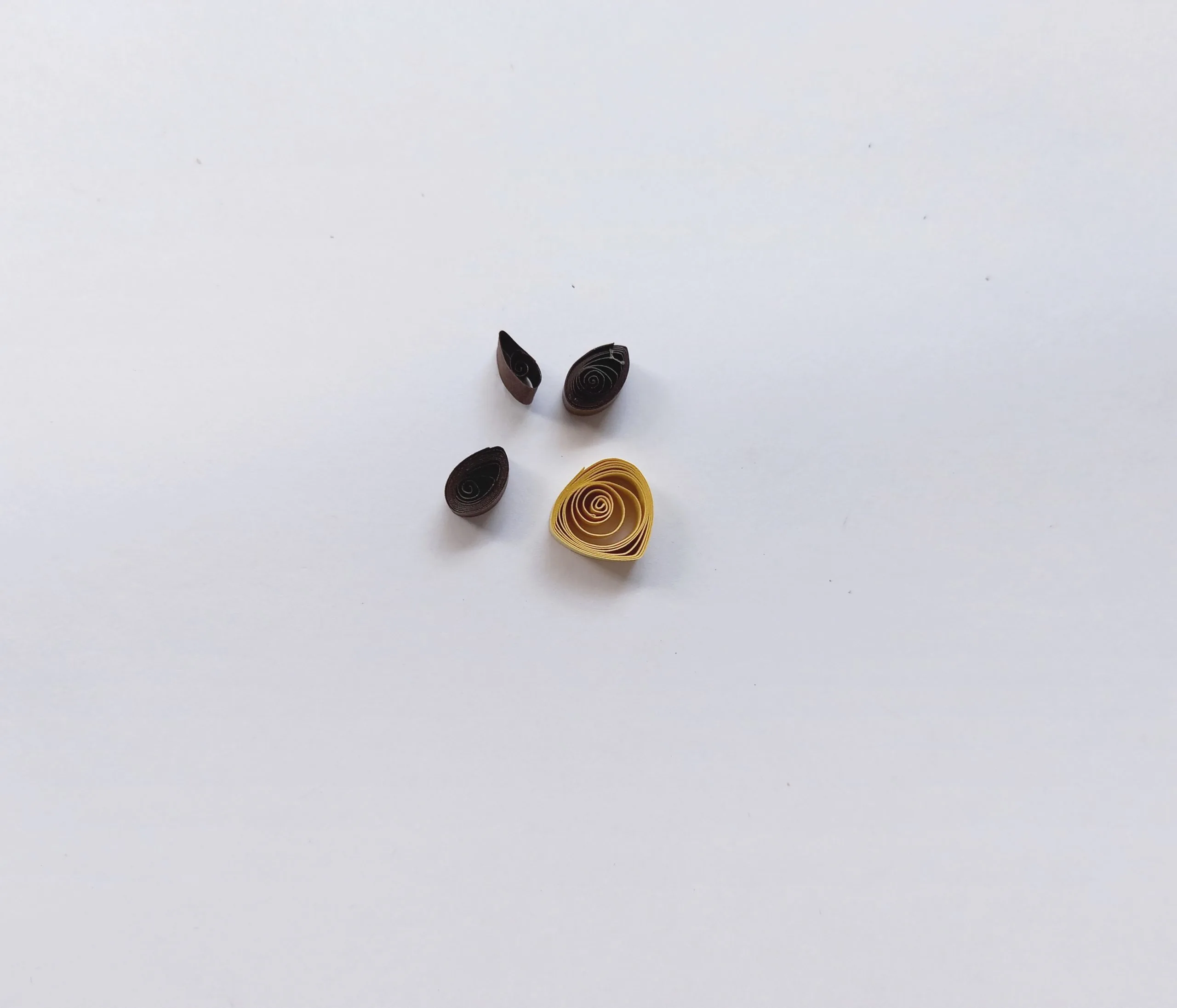 quilled squirrel shapes