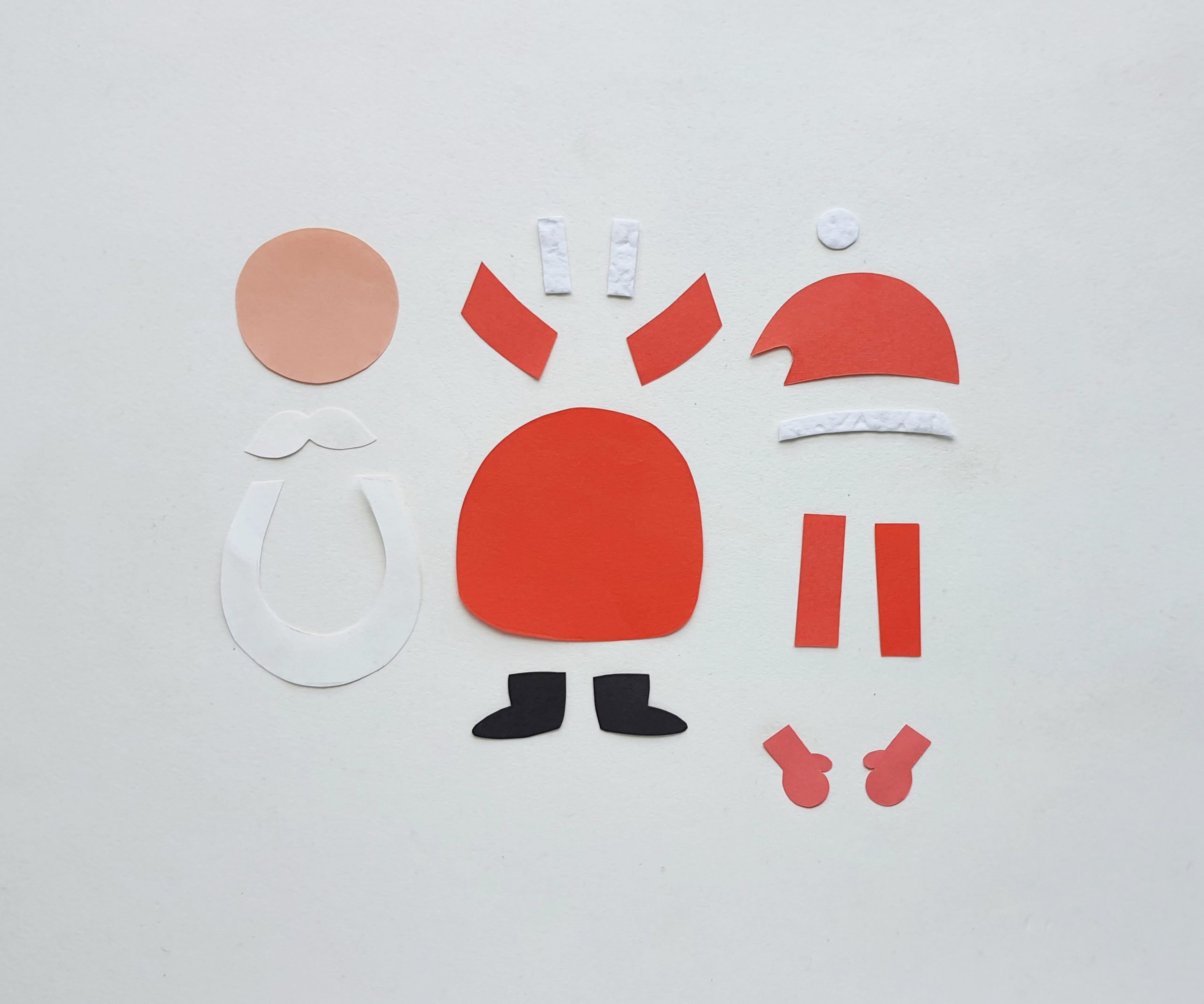 santa claus bookmark craft supplies