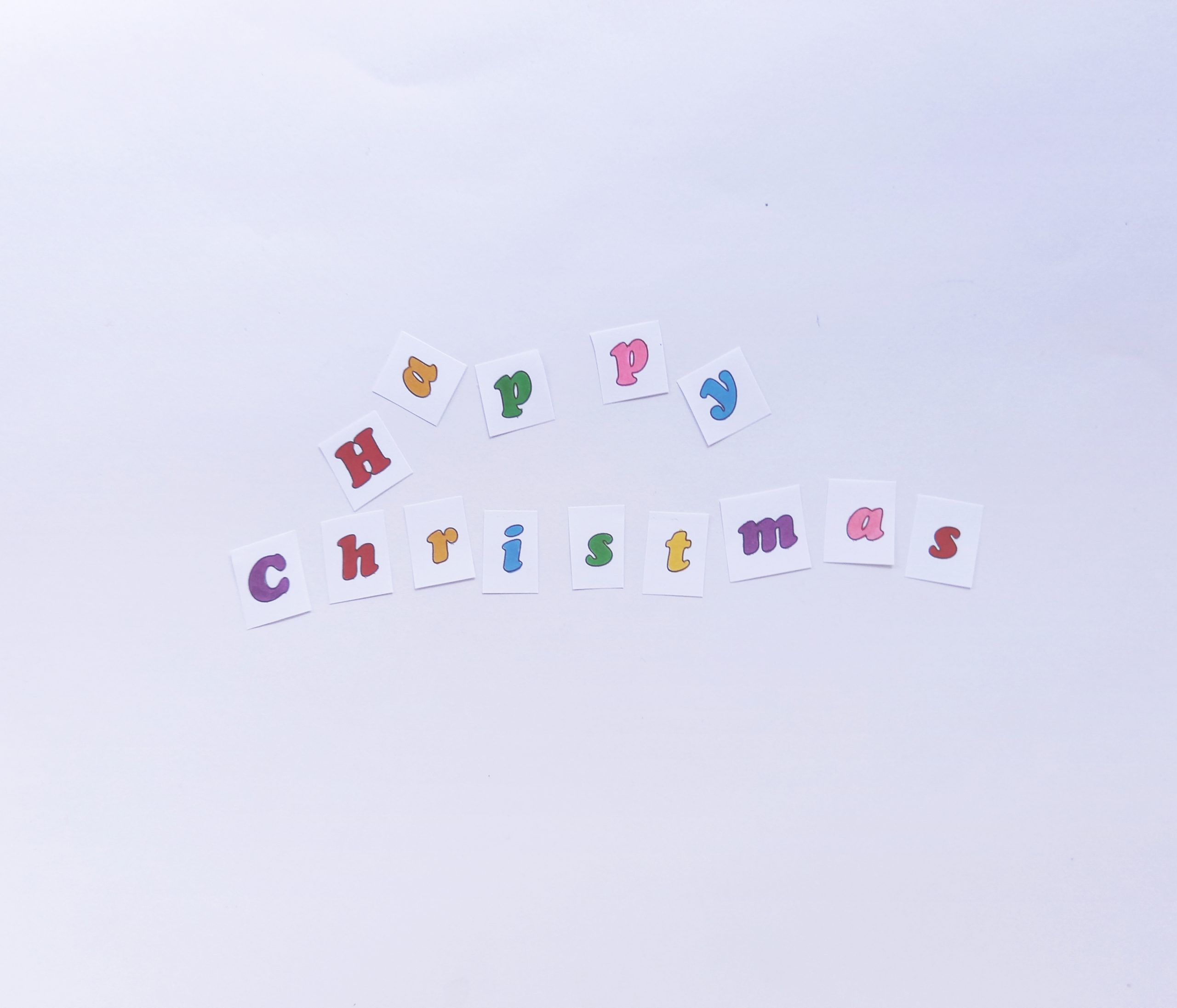 happy christmas pop up card
