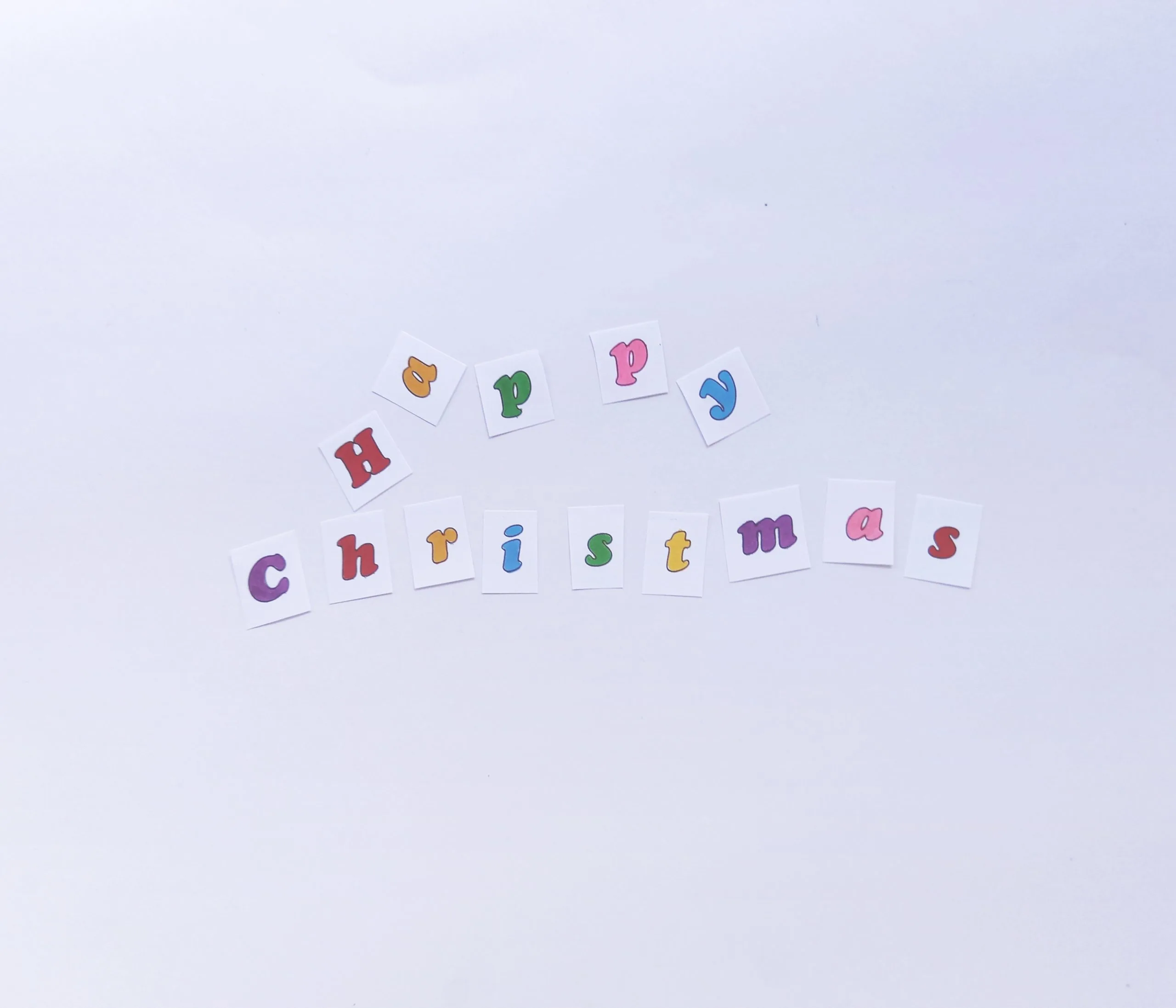 happy christmas pop up card