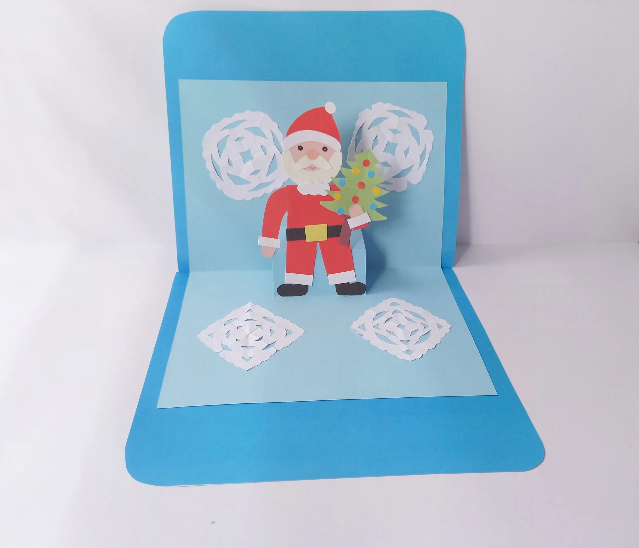 Christmas Santa Pop up card diy