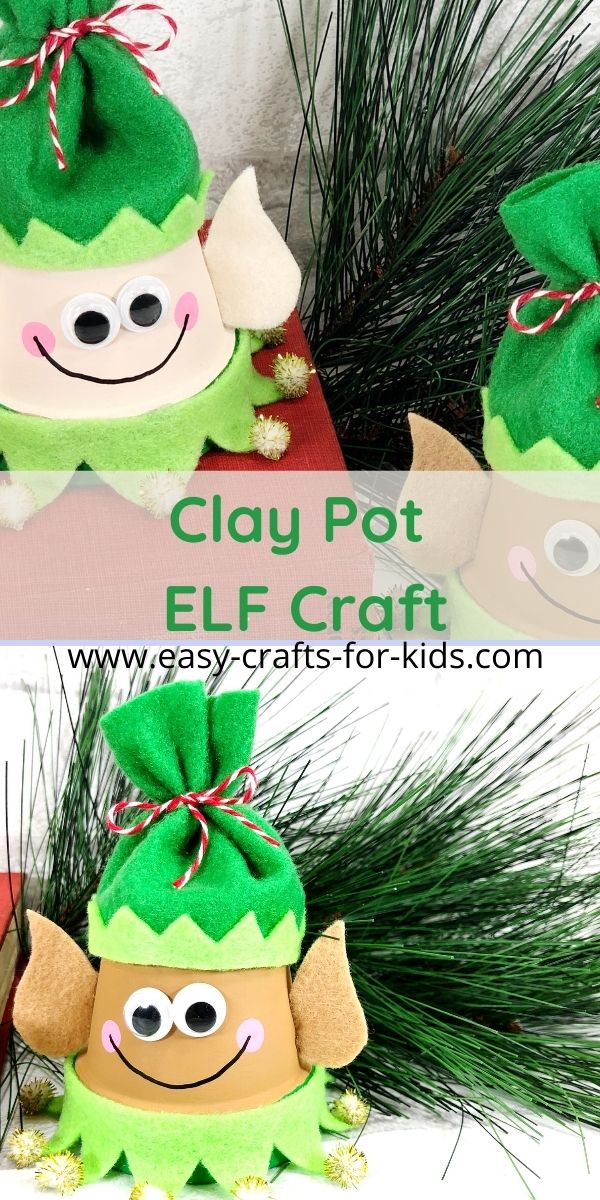 clay pot elf craft