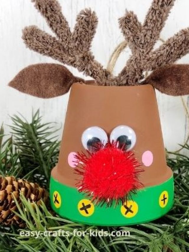 Reindeer Flower Pot Craft Easy Crafts For Kids reindeer-flower-pot-craft-easy-crafts-for-kids