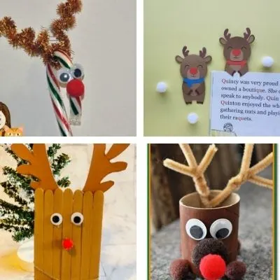 easy Christmas reindeer crafts for kids