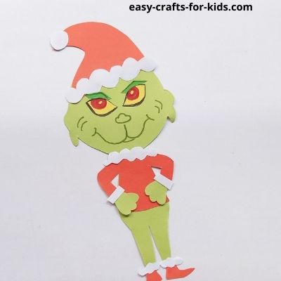Grinch Craft with Paper