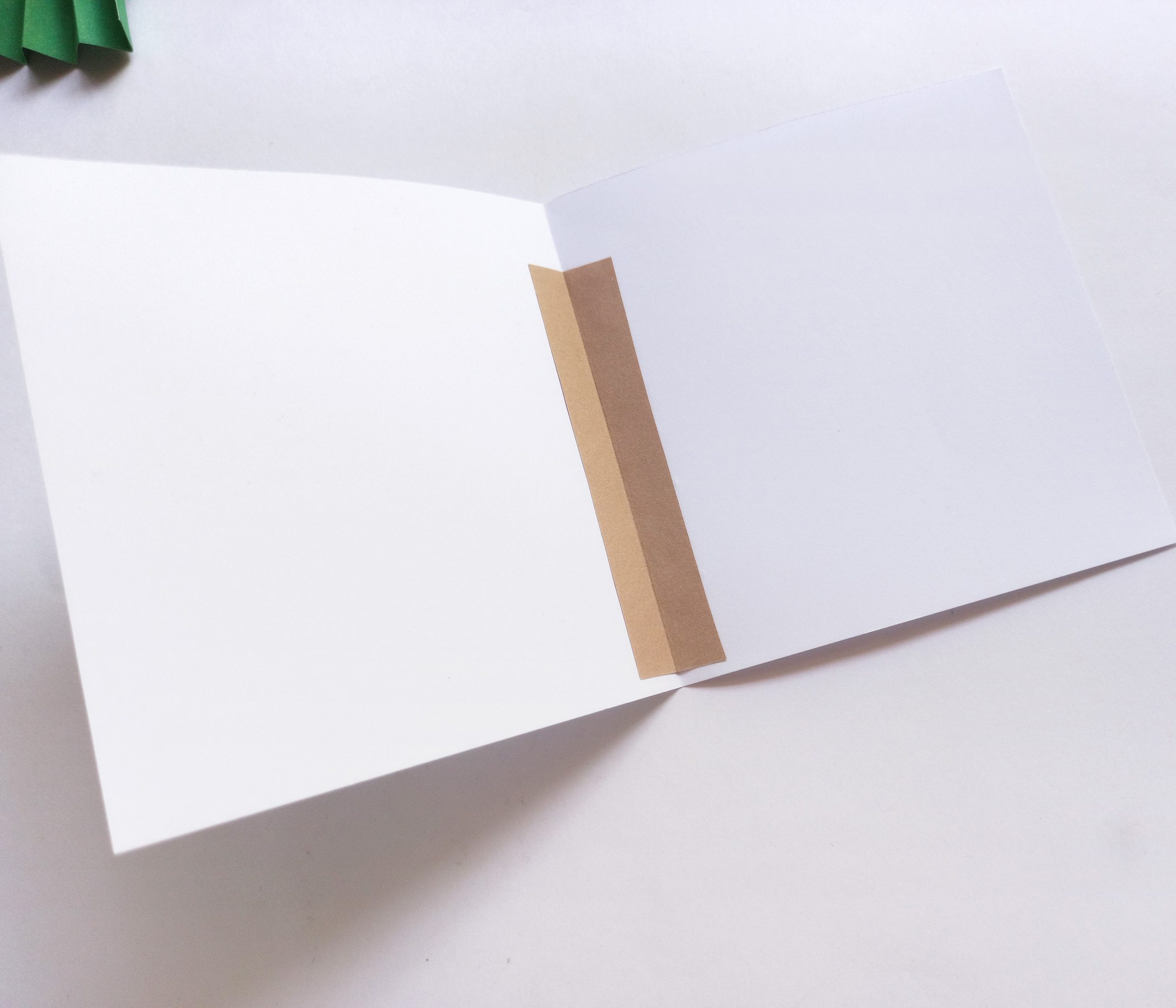 how to make a christmas tree pop up card craft