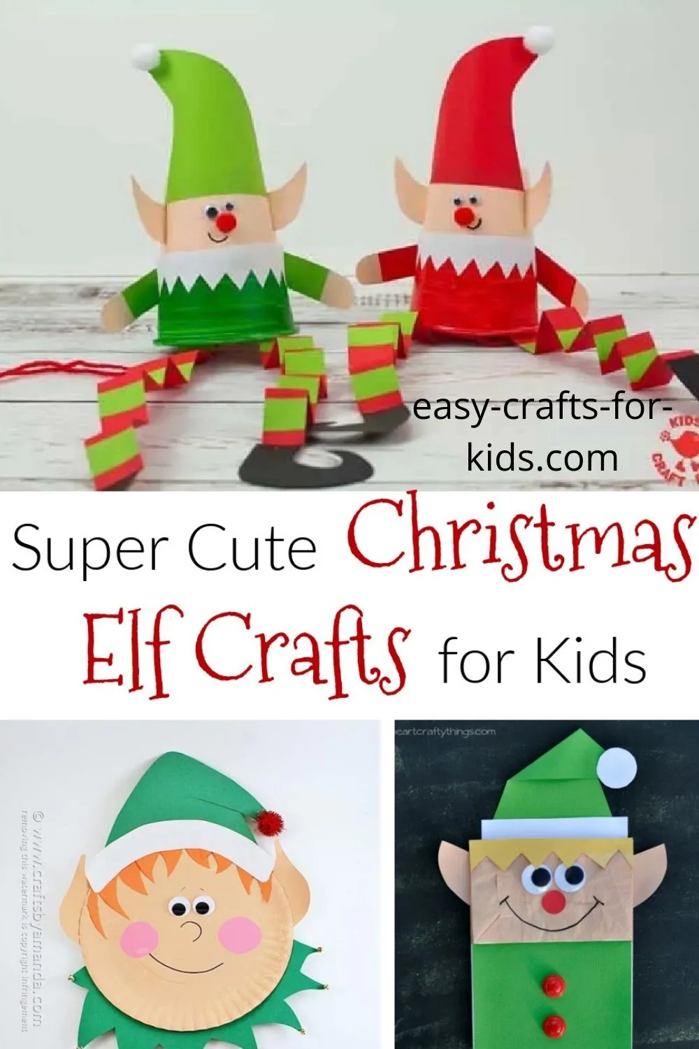 Easy Elf Crafts for Christmas