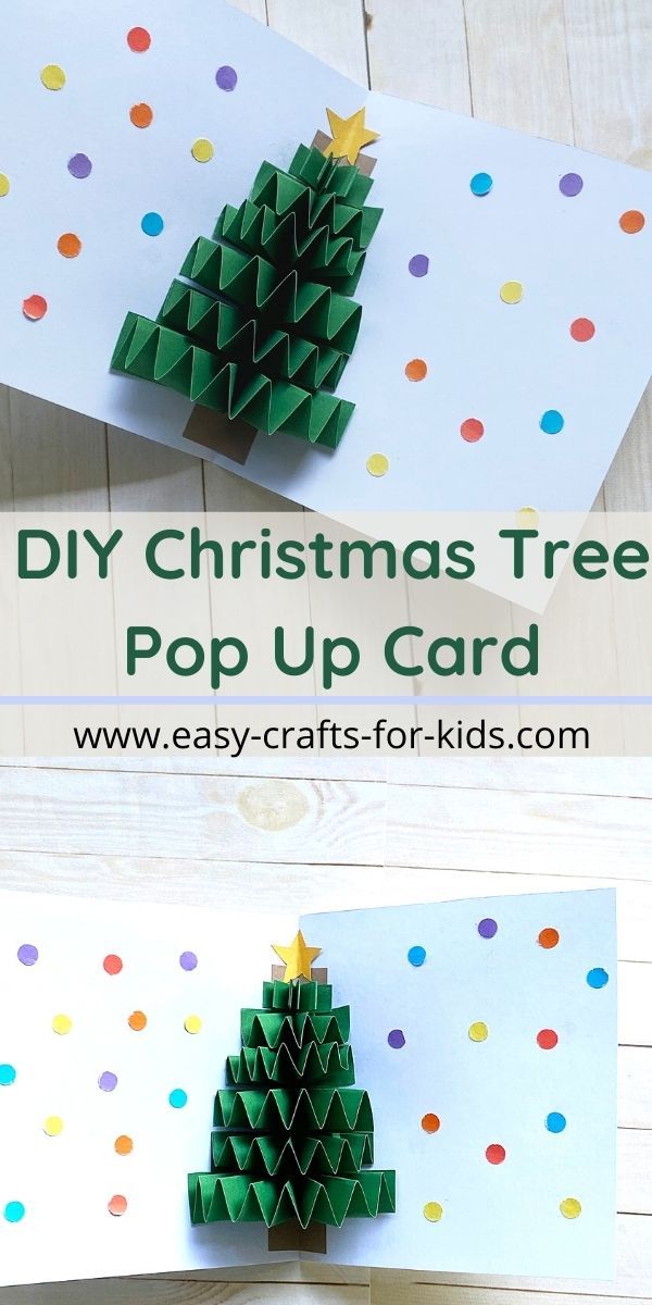 How to make a Christmas Tree Pop Up Card