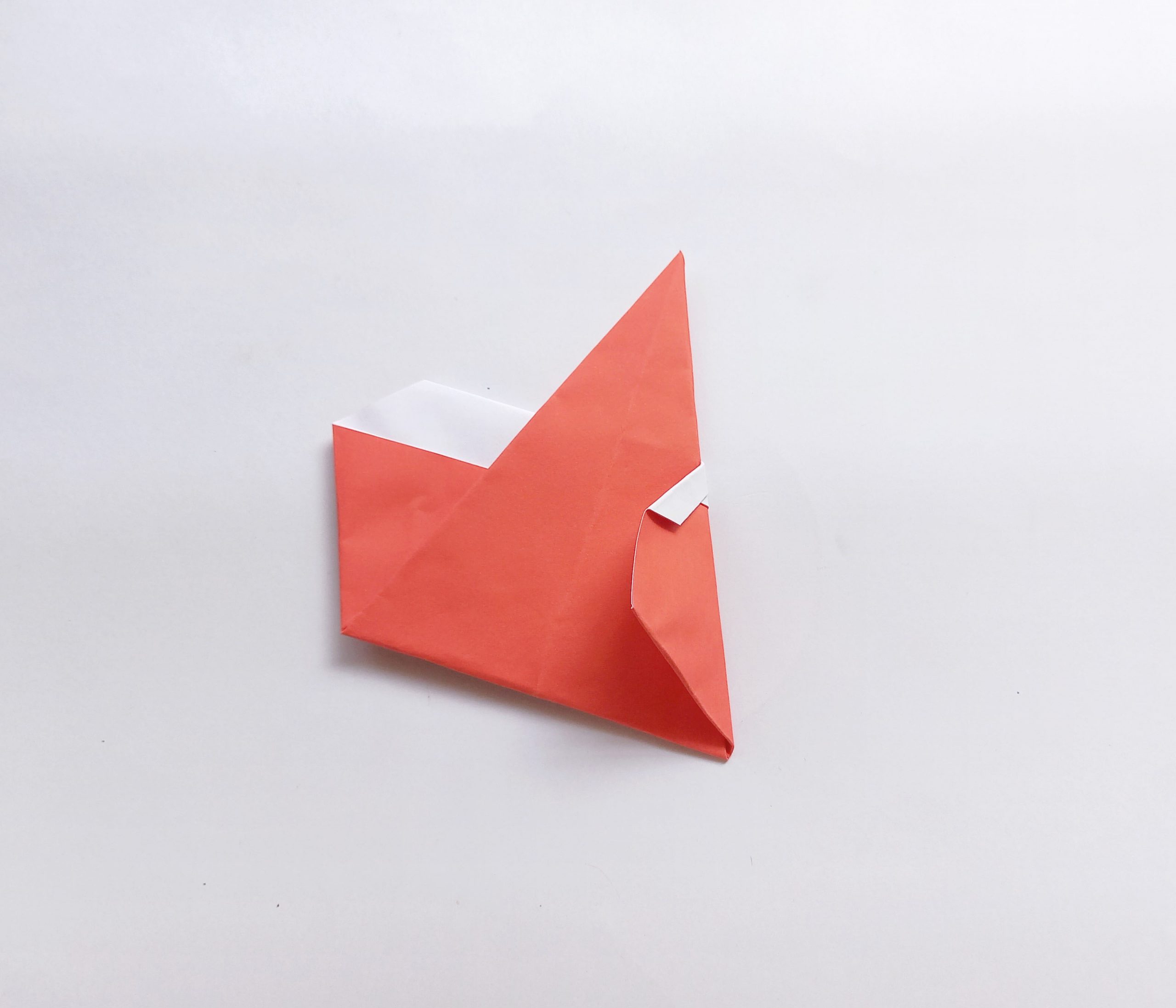 easy Santa origami instructions