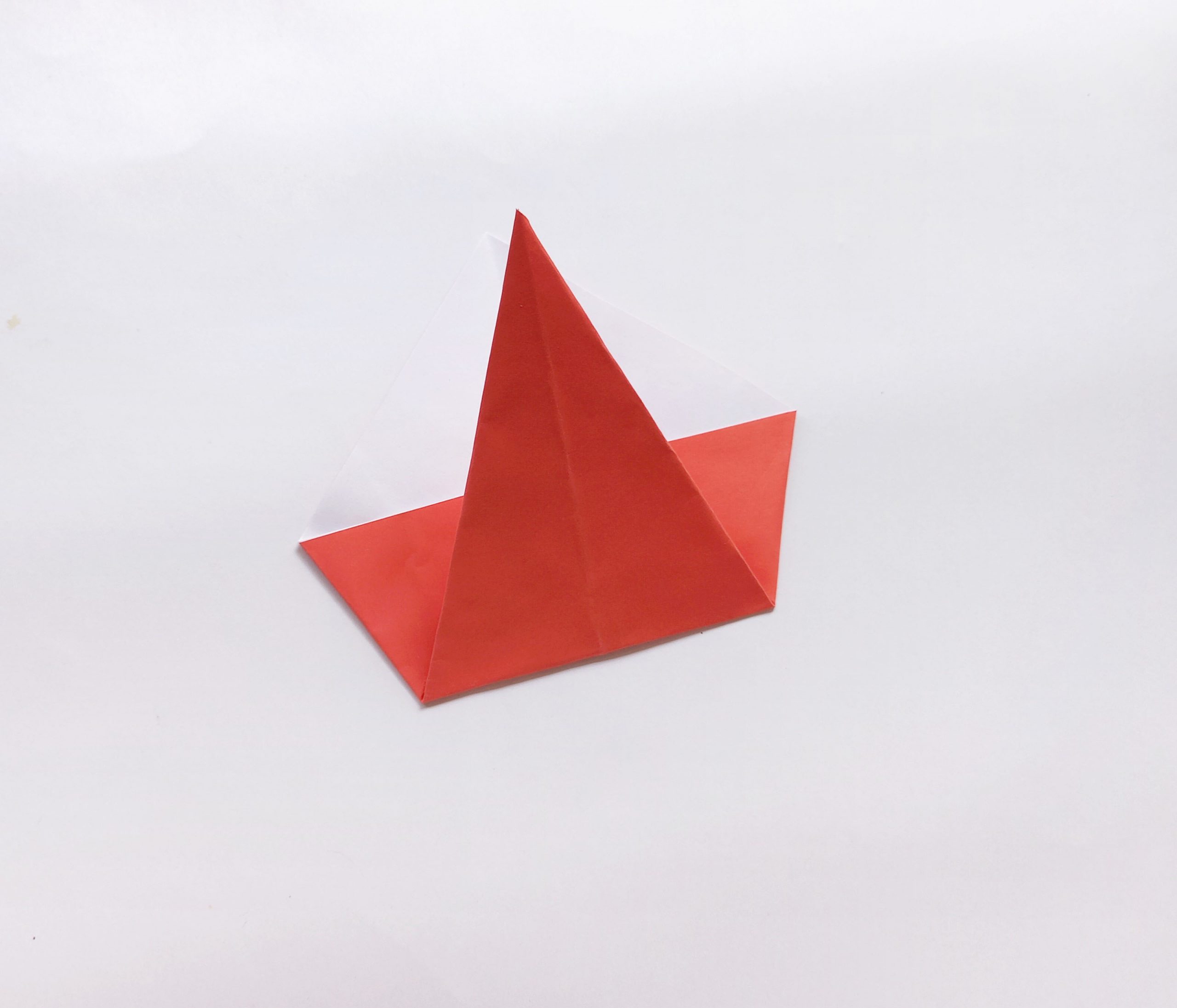 origami santa claus step by step