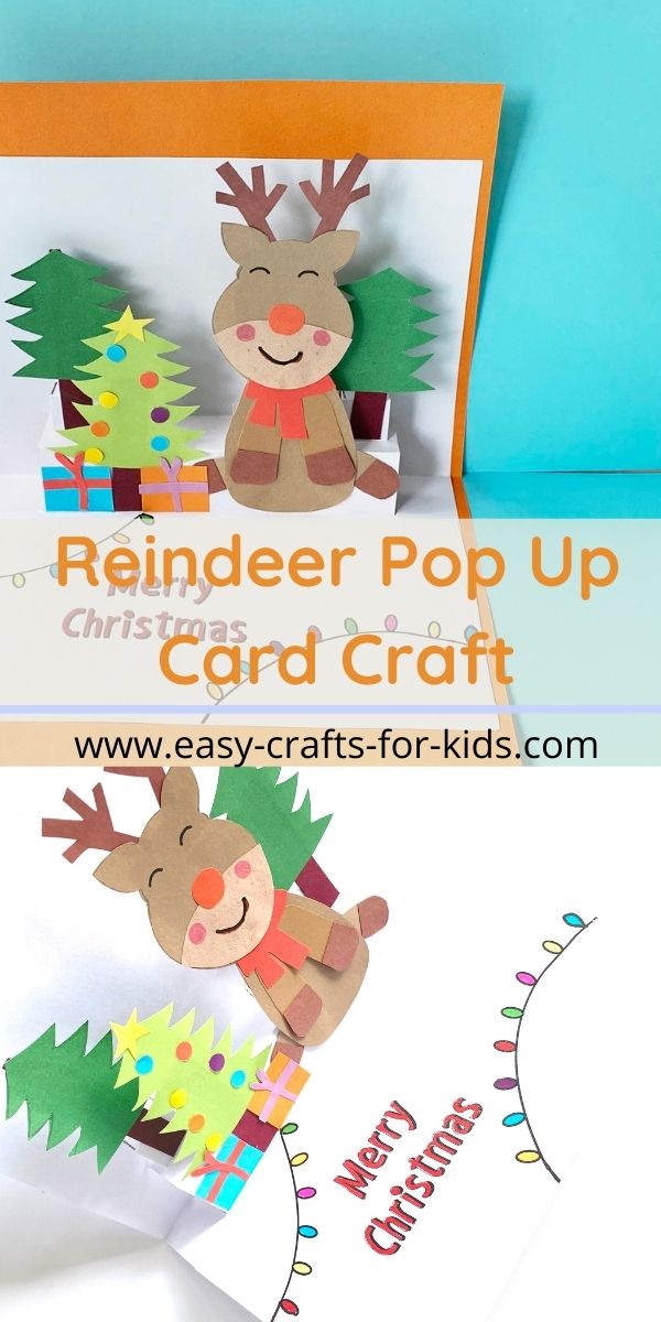 Reindeer Pop Up Card Instructions