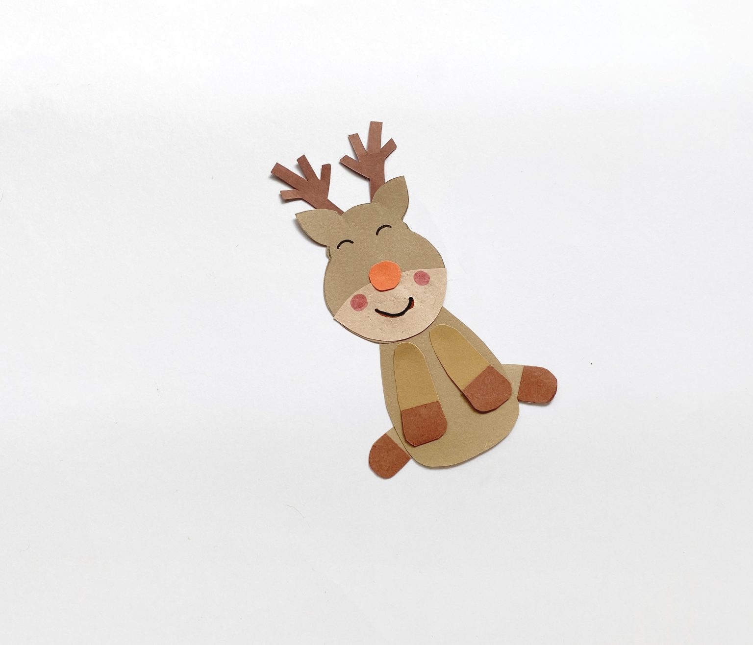 Reindeer Pop Up Card Instructions