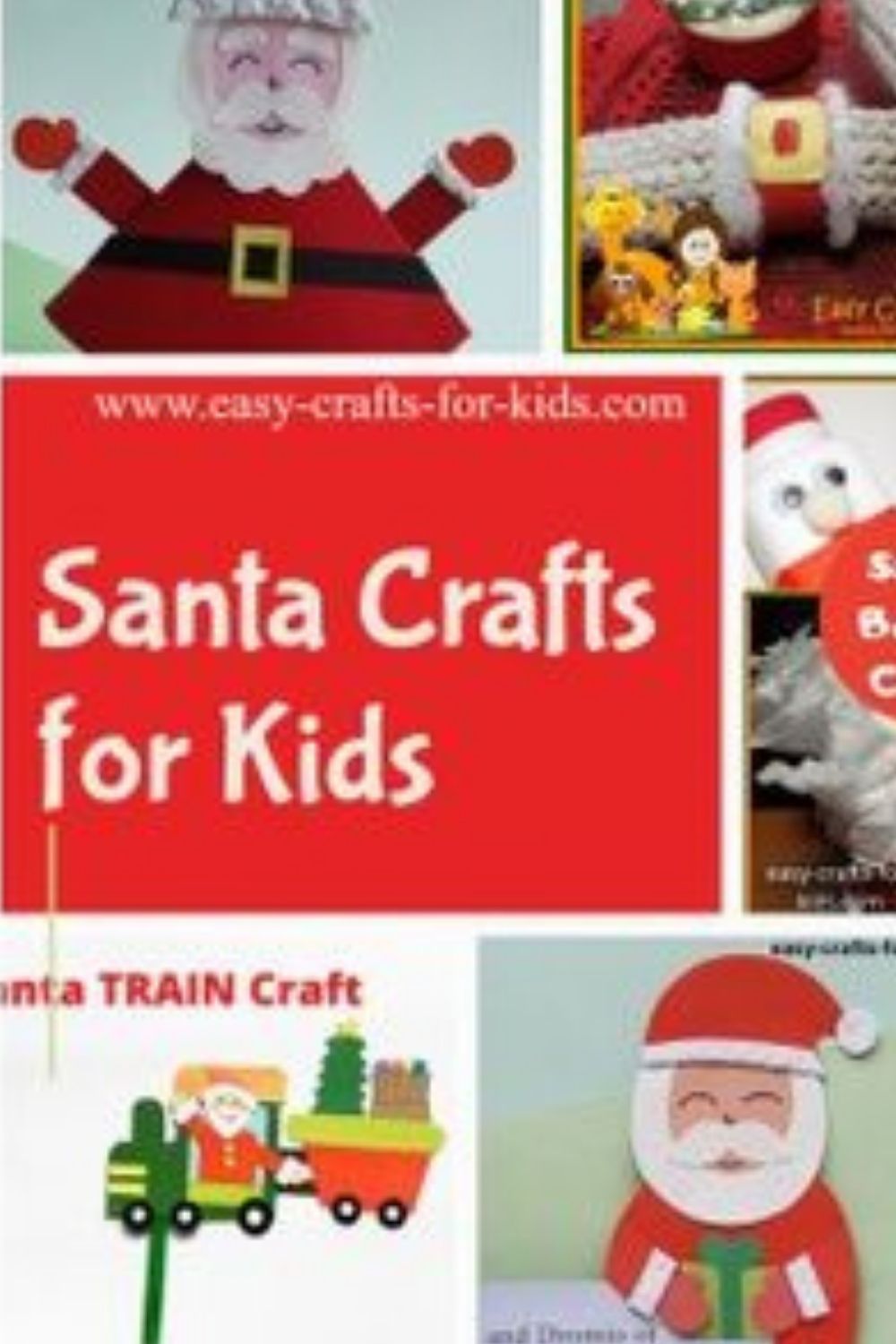 easy Santa crafts for kids