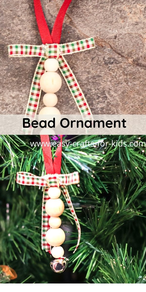 Bead Jingle Bell Christmas Tree Ornament