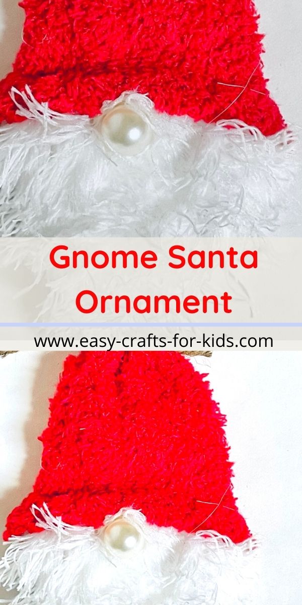 Dollar Tree Gnome Ornament for Christmas