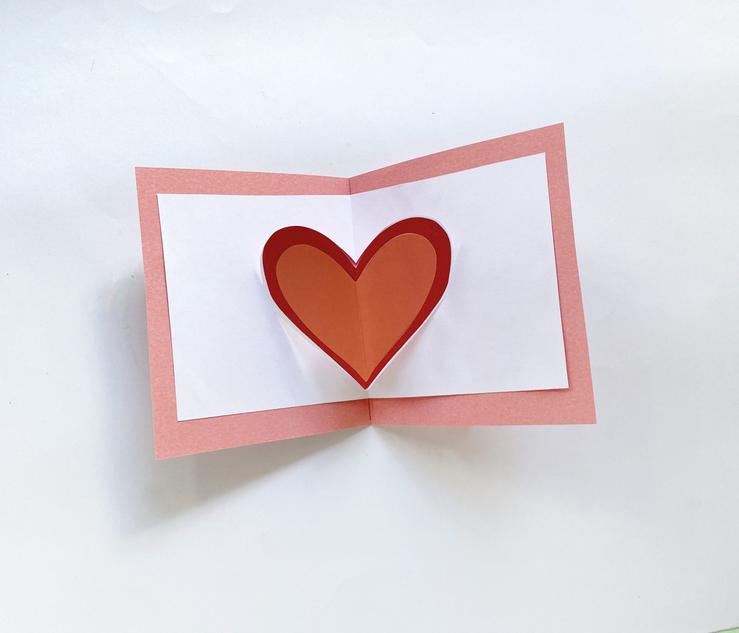 Love Heart Pop Up Card for Valentine
